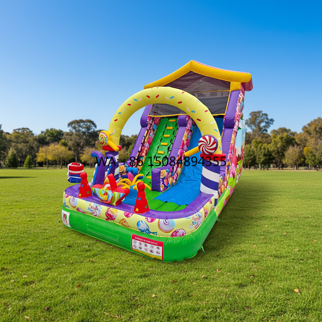 Commercial Printing House - New Inflatable Candy Printing Dry Slide