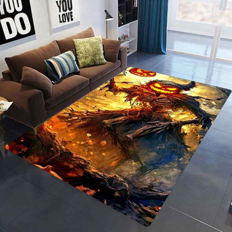 Commercial Printing House - Halloween Carpet Mat Rug Horror Witch