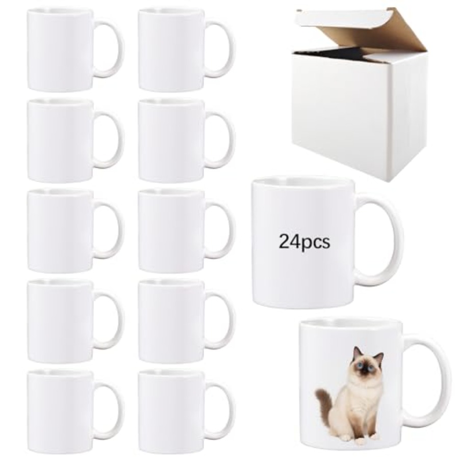 Sublimation Mug Blank - PACK 11 oz sublimation mugs with