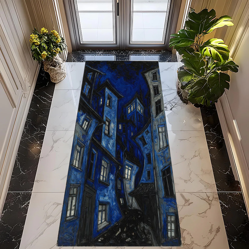 Twisted House Runner Rug Abstr - Commercial Printing House avis et prix