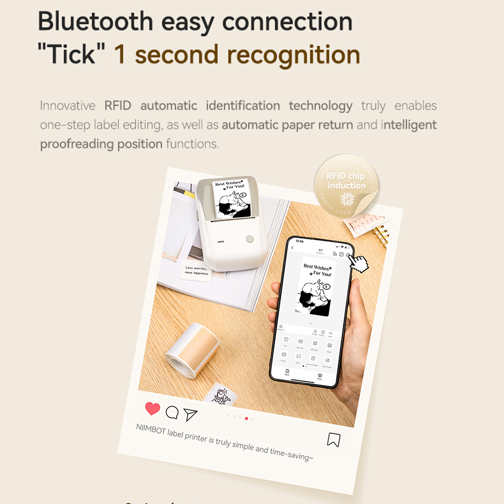 Niimbot B1/B1 Pro Inkless Labe - Commercial Printing Business avis et prix