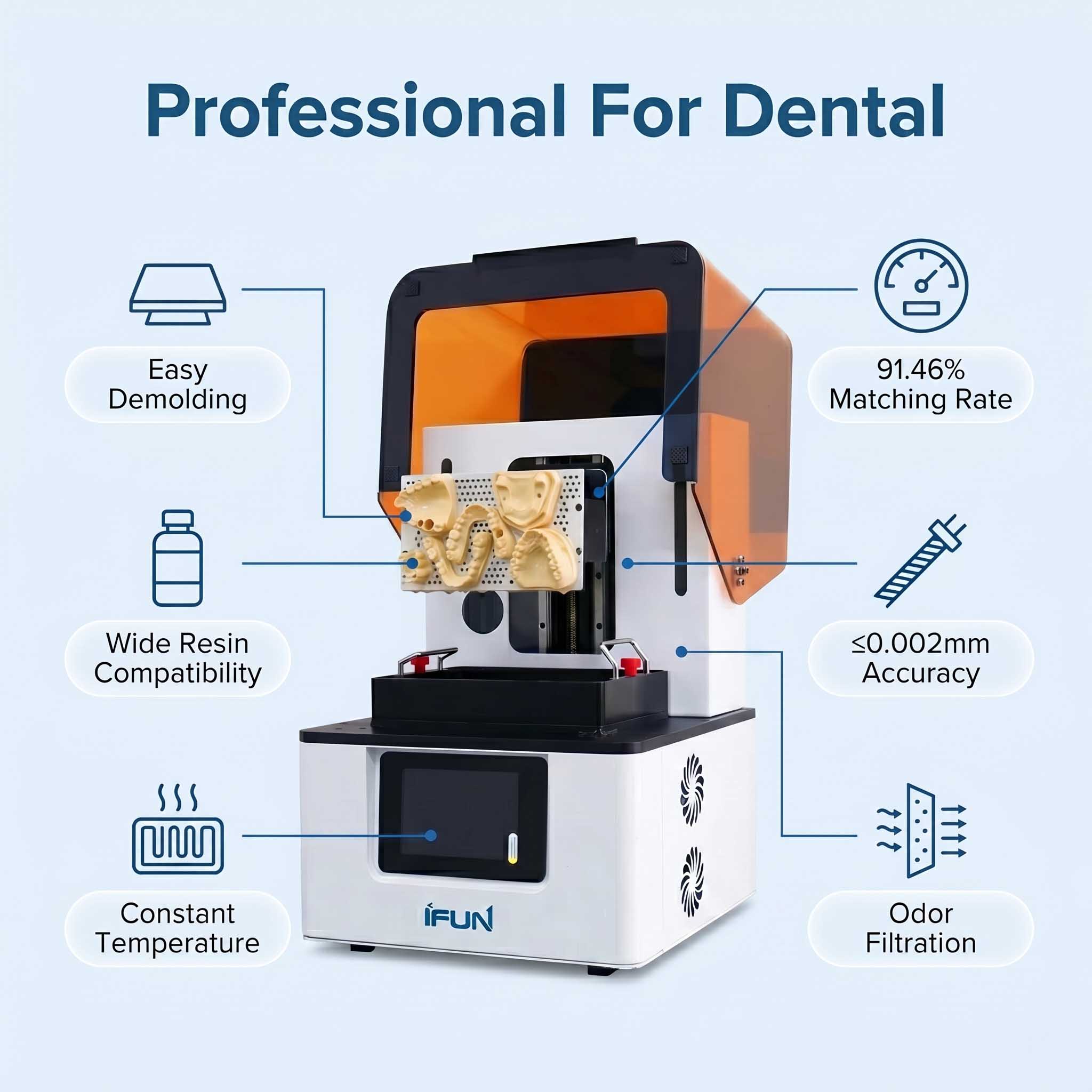 Professional-grade Dental 3D P - Commercial Resin Printing avis et prix