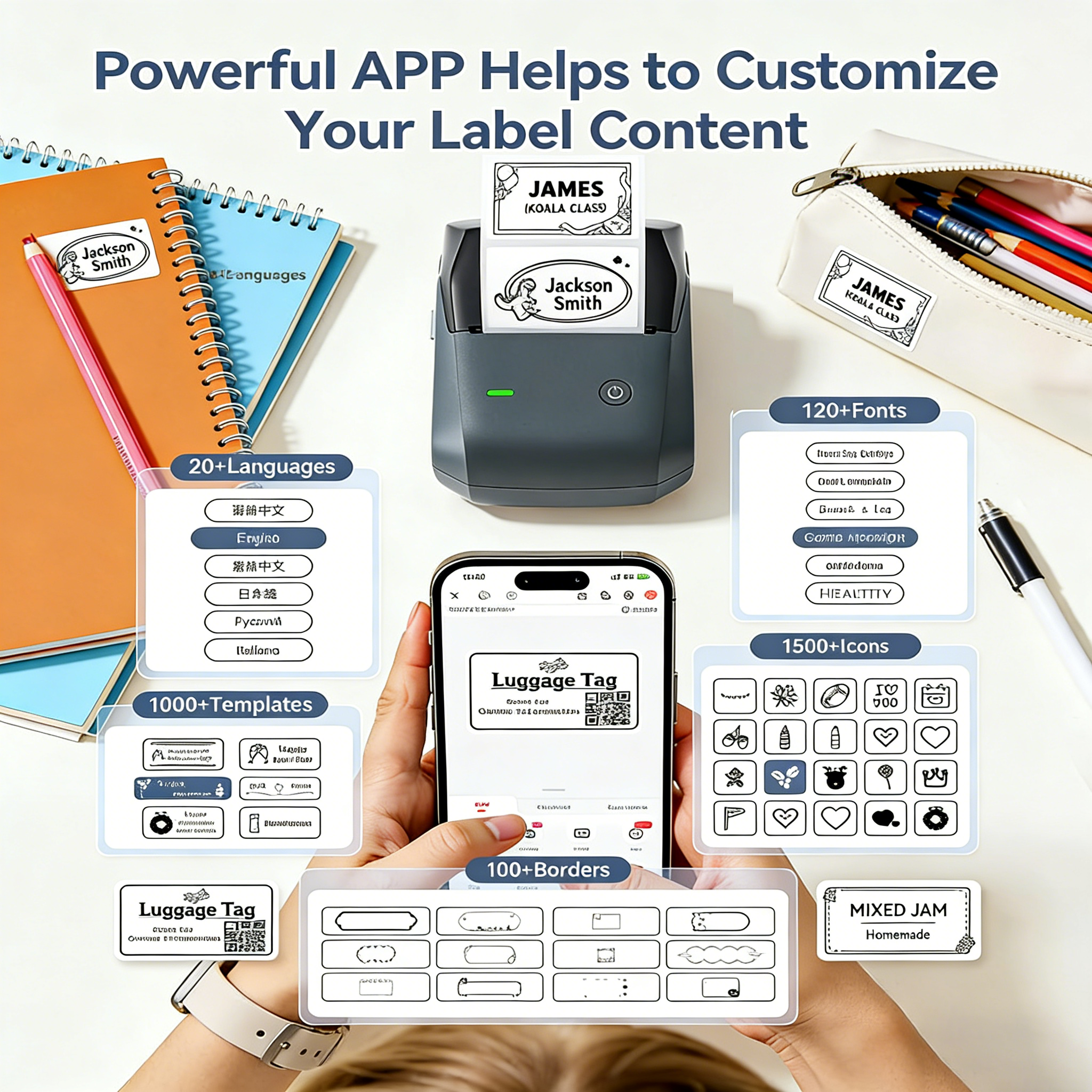 Niimbot B1/B1PRO Label Printer - Commercial Printing Dpi avis et prix