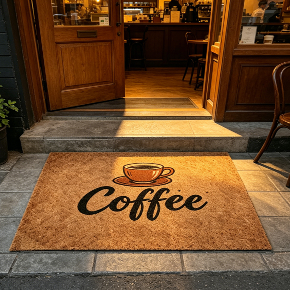 Custom Coffee Shop Doormat Pri - Commercial Printing Business avis et prix