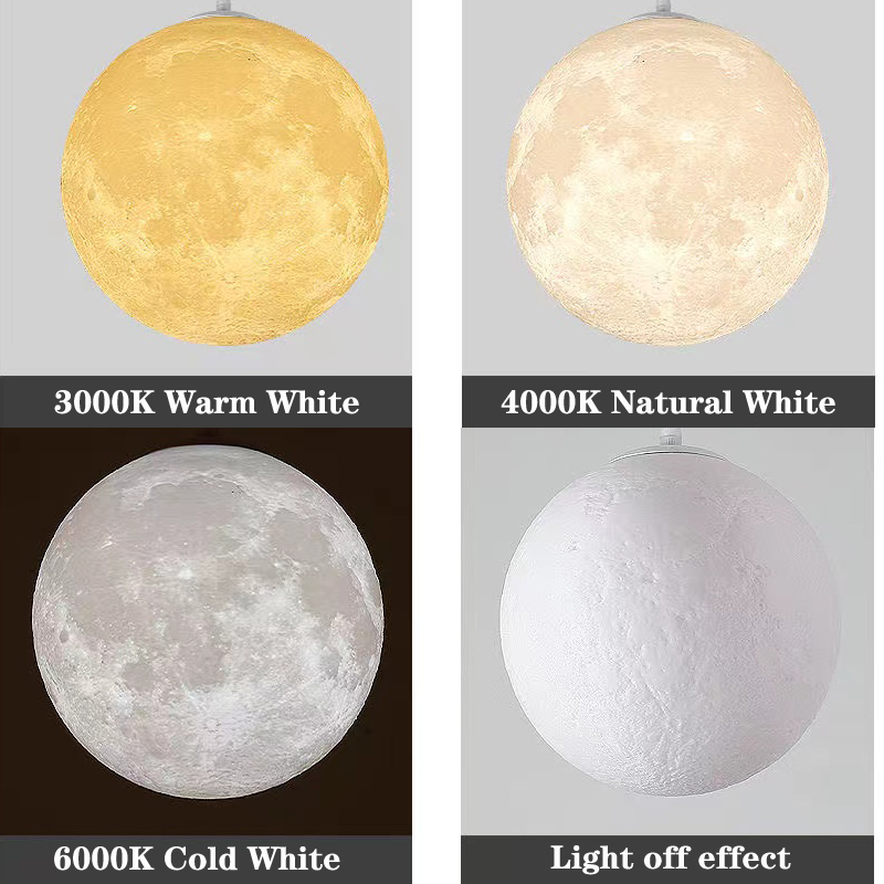 Creative 3D printed moon chand - Commercial Resin Printing avis et prix