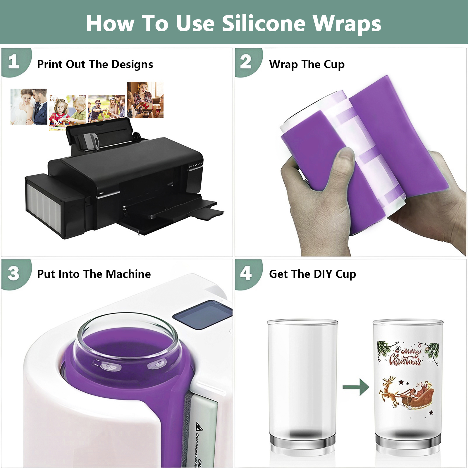 3pcs Sublimation Tumblers Wrap - Sublimation Mug Blank avis et prix