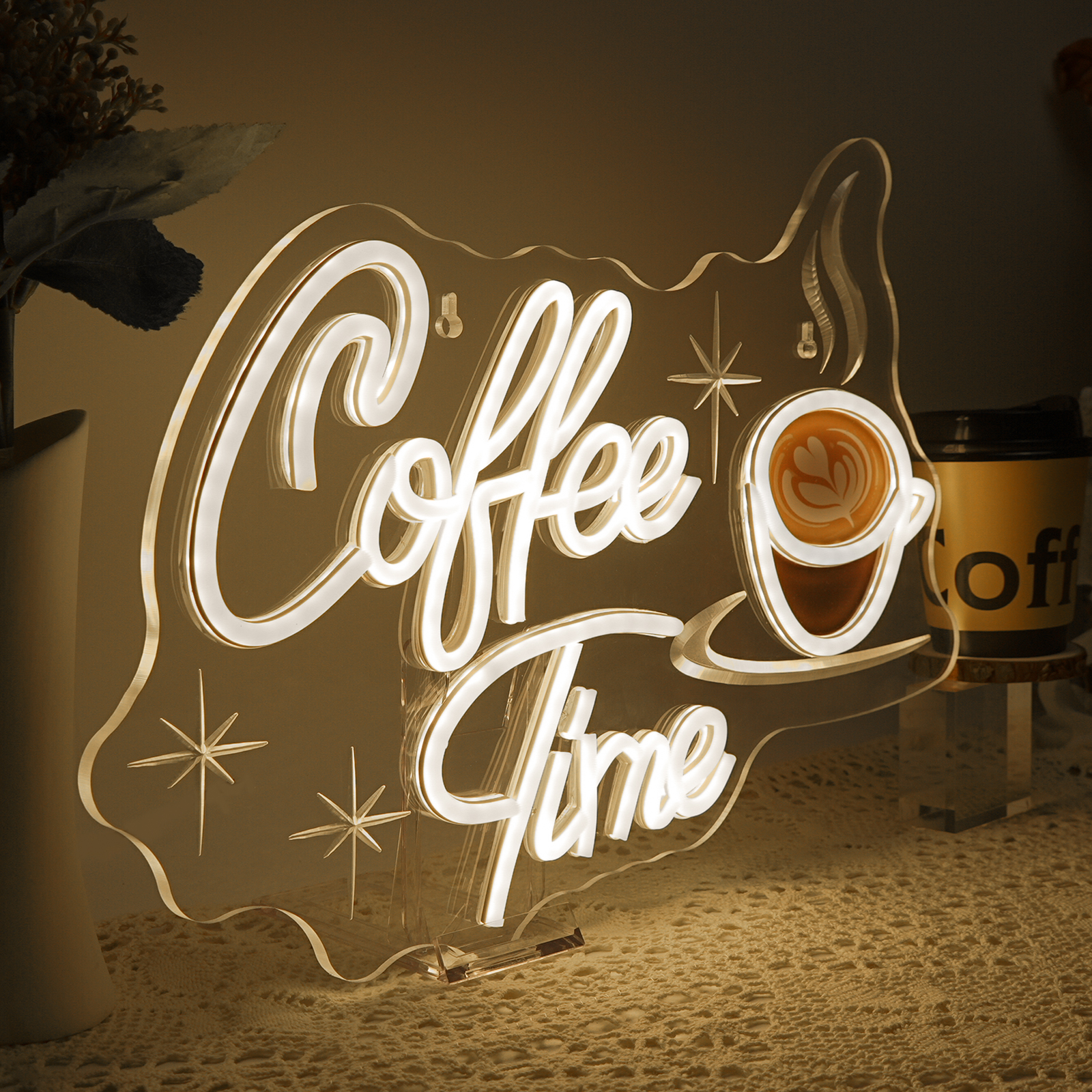 Coffee Time Neon Sign UV Print - Commercial Printing Business avis et prix