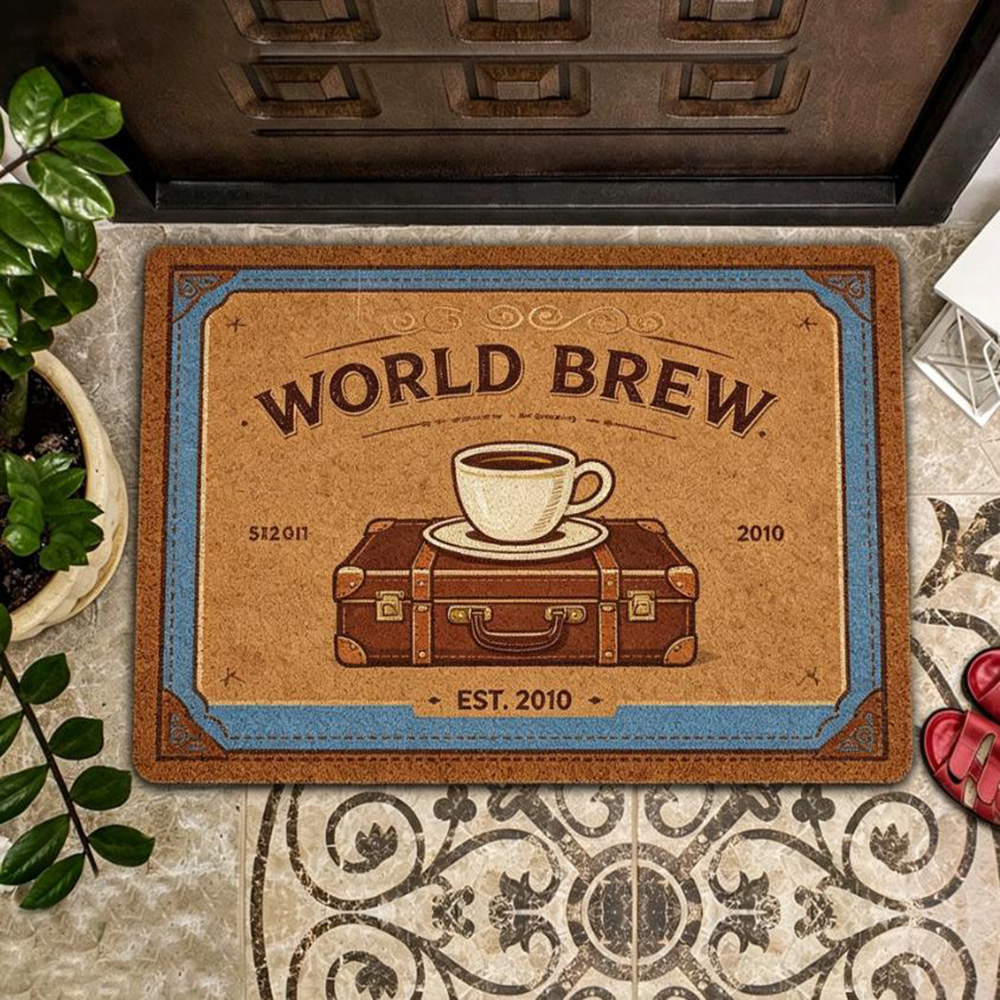Rug cafe shop custom logo prin - Commercial Printing House avis et prix