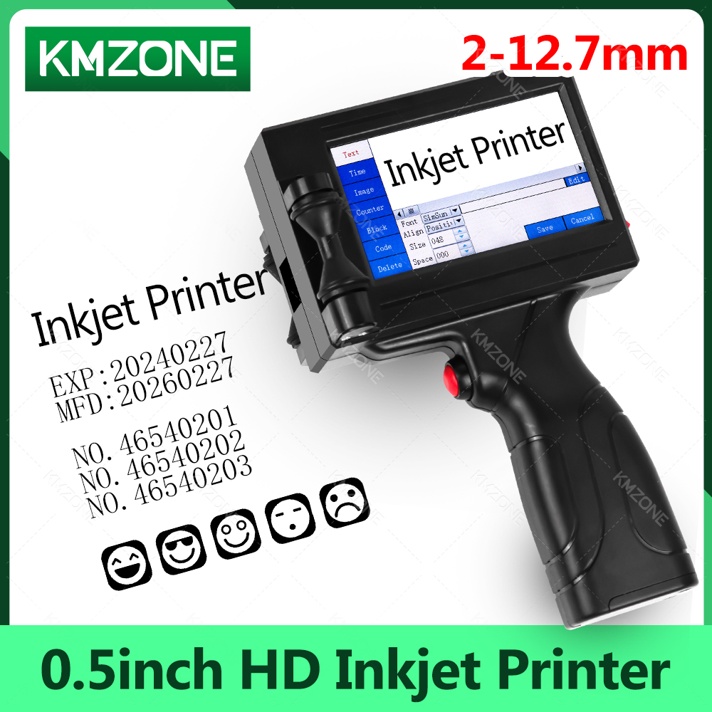 12.7mm Portable Inkjet Printer - Commercial Printing Dpi avis et prix