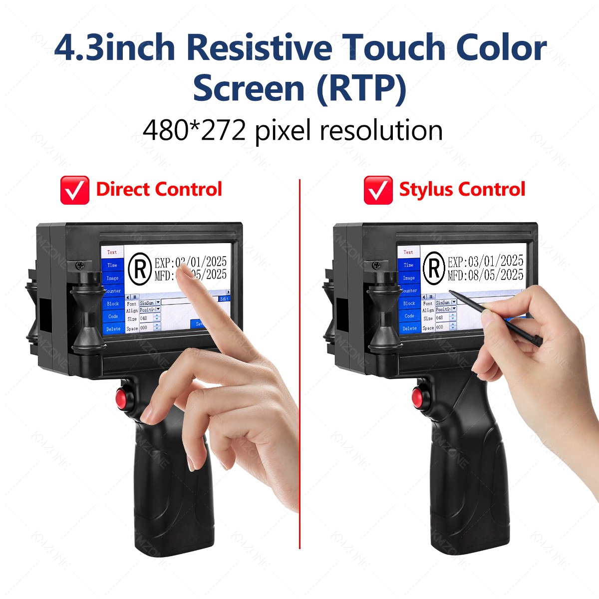 12.7mm Portable Inkjet Printer - Commercial Printing Dpi avis et prix