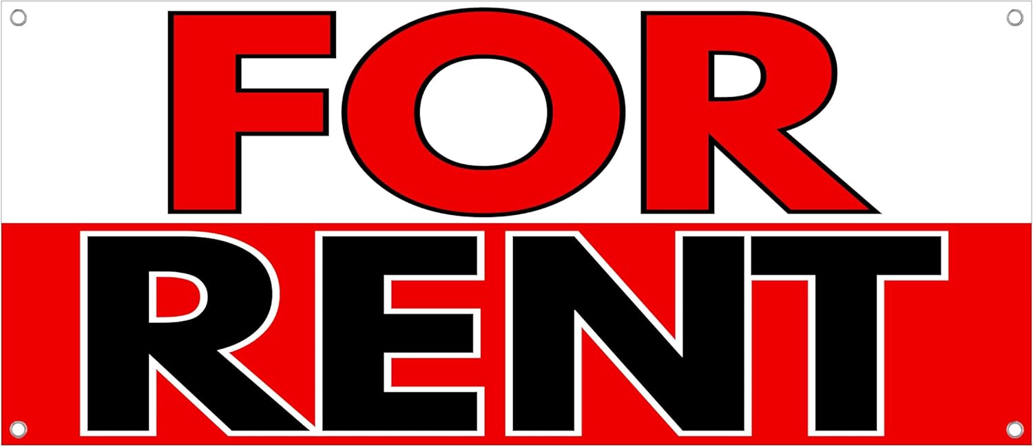 Waterproof For Rent Sign Real  - Commercial Printing House avis et prix