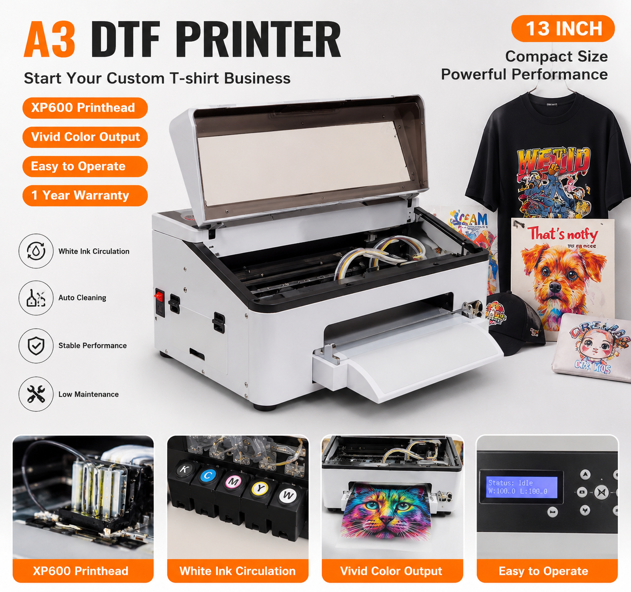 Factory Direct 2026 XP600 A3 D - Dtf Powder Shaker avis et prix