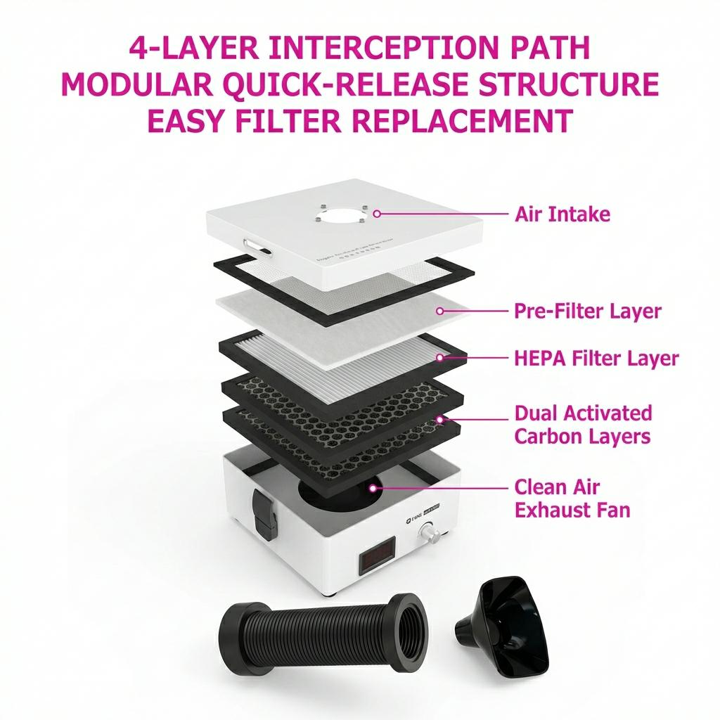 Fume Smoke Extractor Filter Pu - Dtf Powder Shaker avis et prix