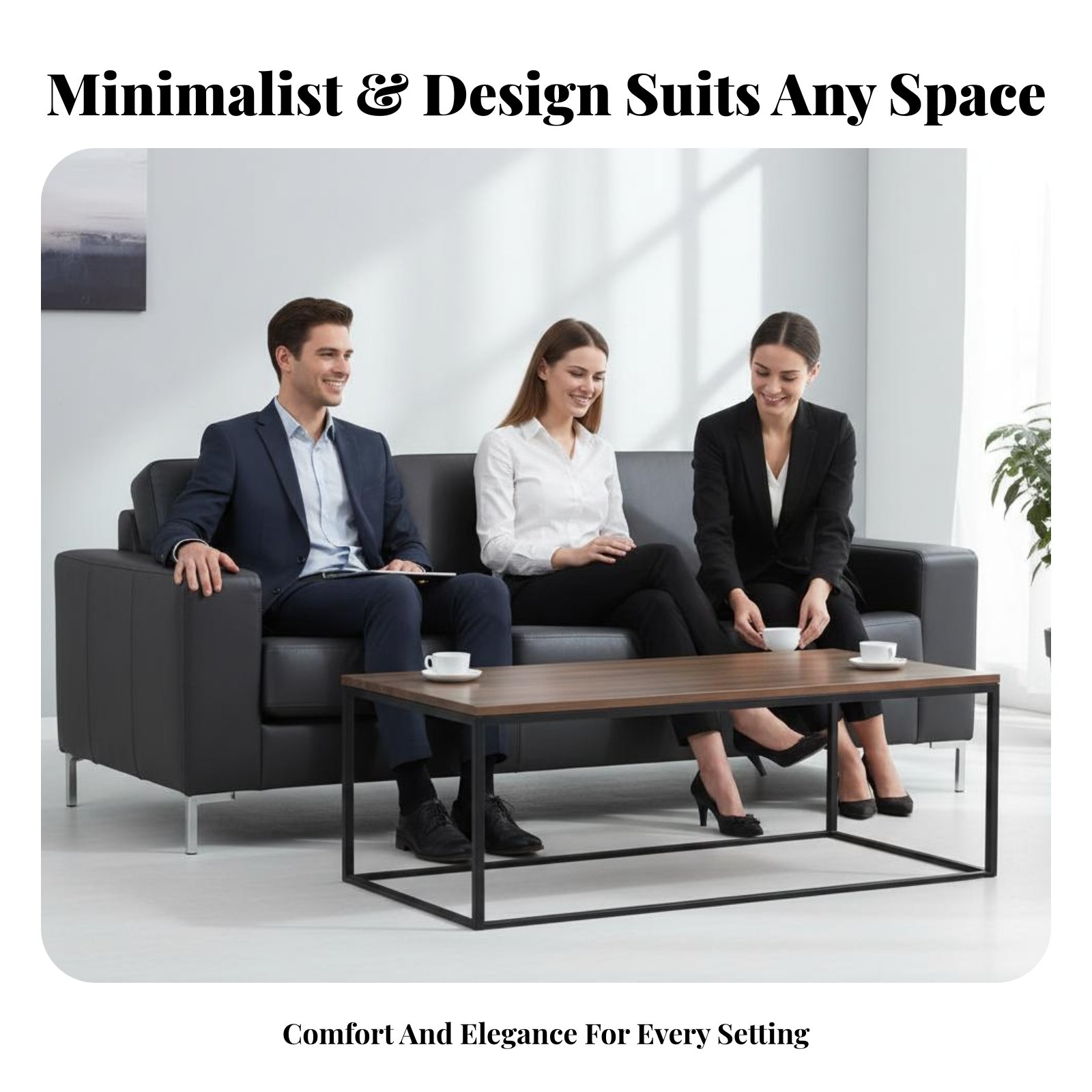 Three-Person Settee Modern Des - Commercial Printing Business avis et prix