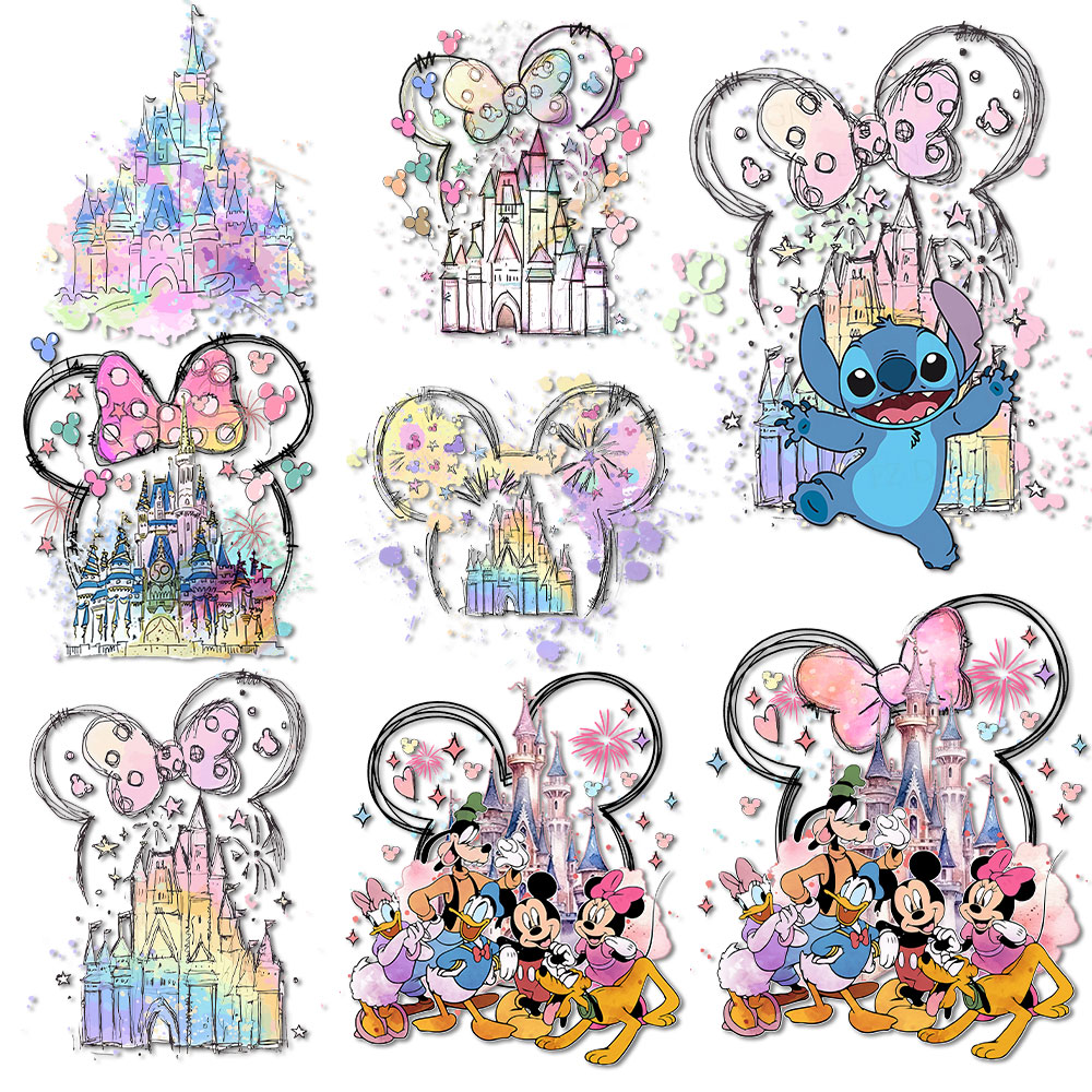 Watercolor Mickey Mouse Ear Ir - Printable Heat Transfer Vinyl avis et prix