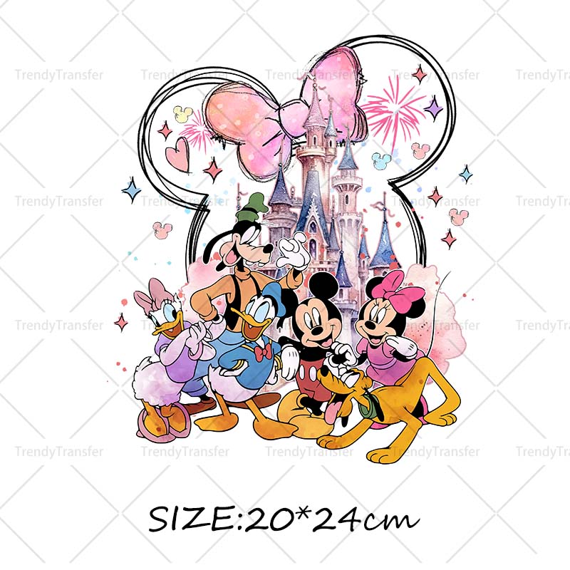 Watercolor Mickey Mouse Ear Ir - Printable Heat Transfer Vinyl avis et prix