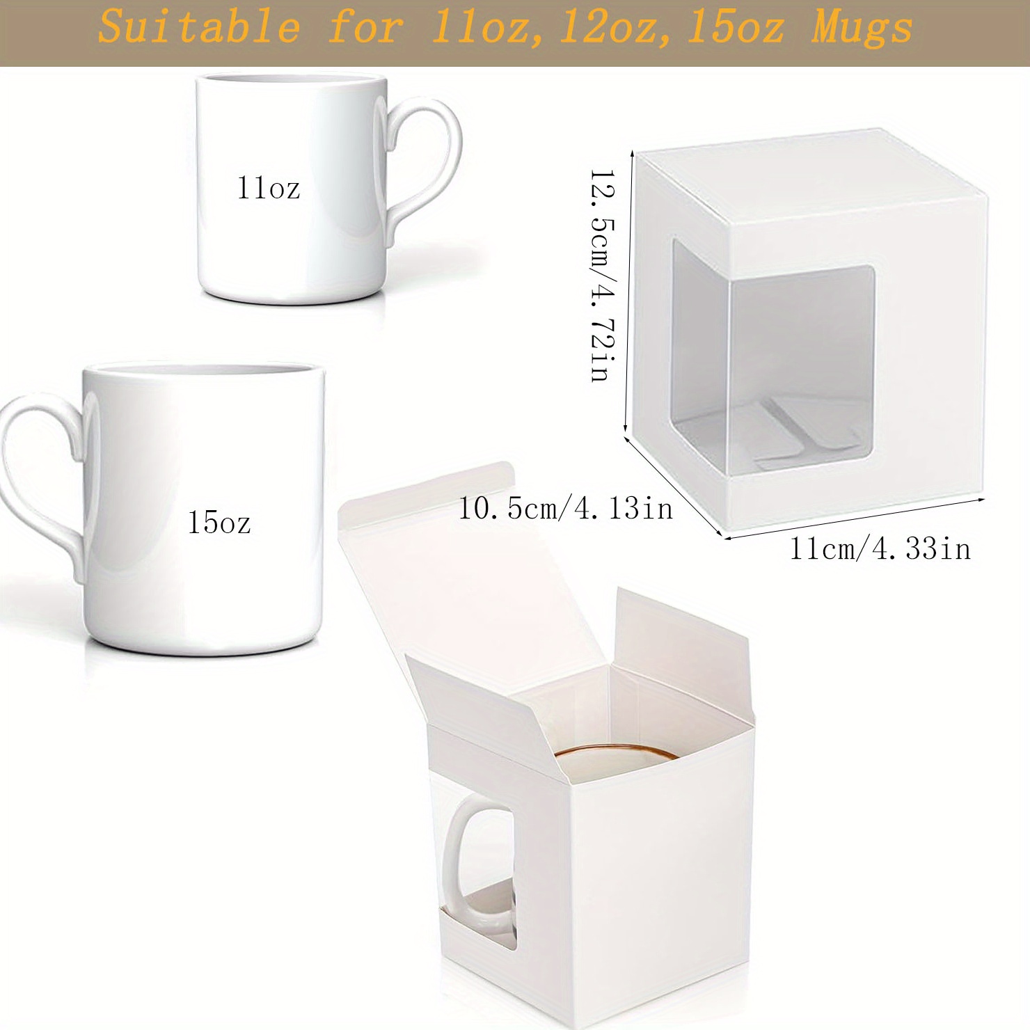 12Pack Gift Boxes for Sublimat - Sublimation Mug Blank avis et prix