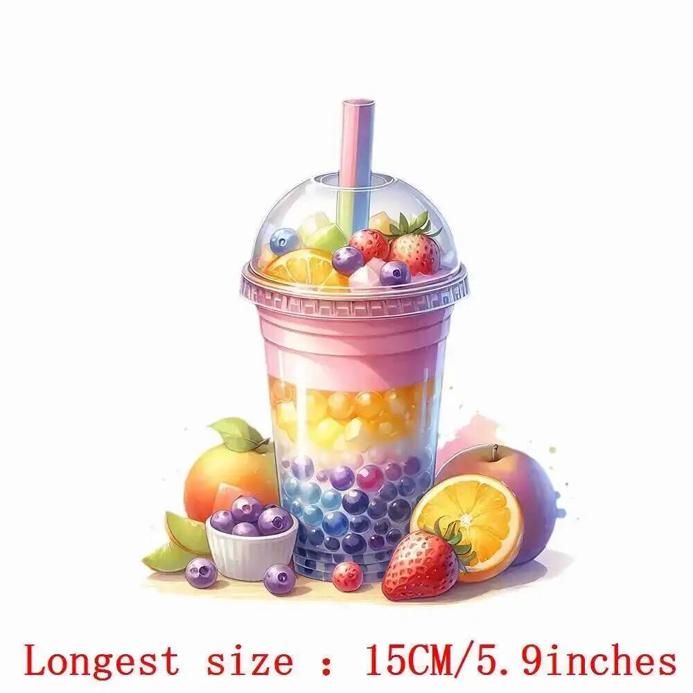 15cm Colorful Pearl Milk Tea F - Printable Heat Transfer Vinyl avis et prix