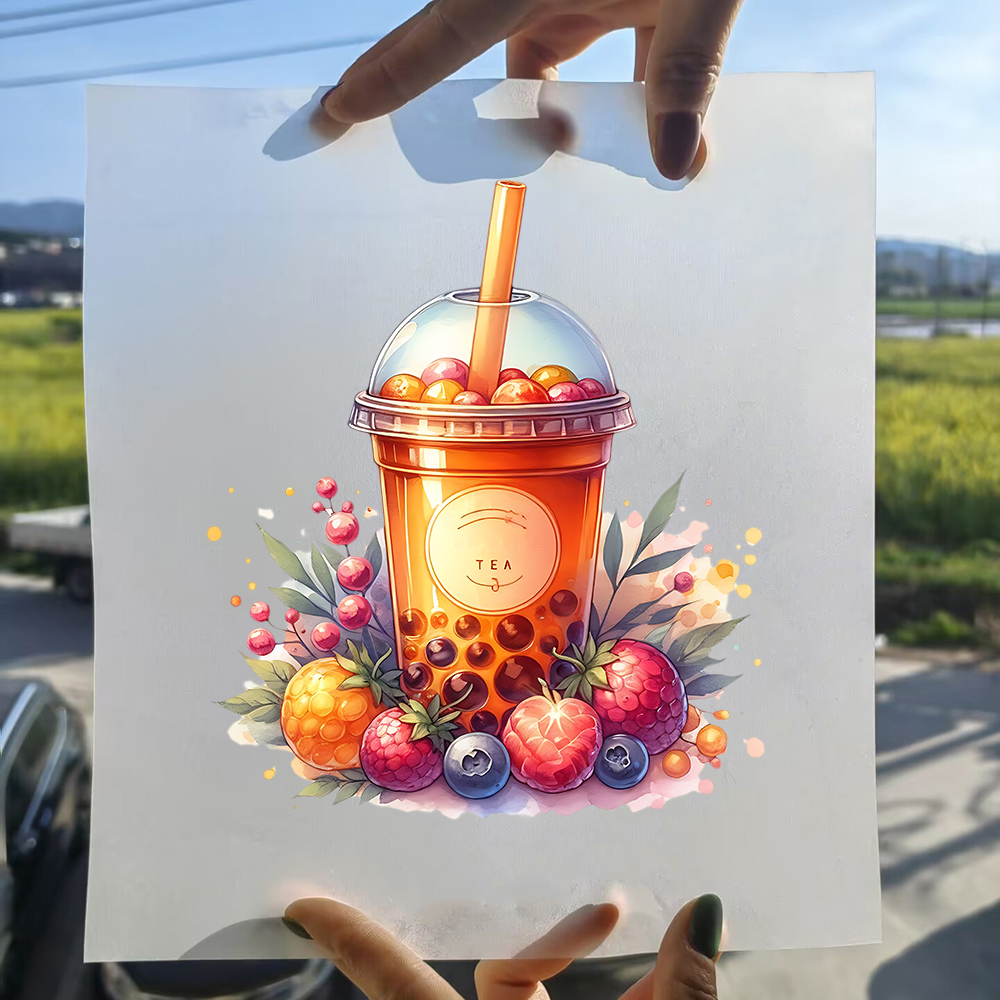 15cm Colorful Pearl Milk Tea F - Printable Heat Transfer Vinyl avis et prix