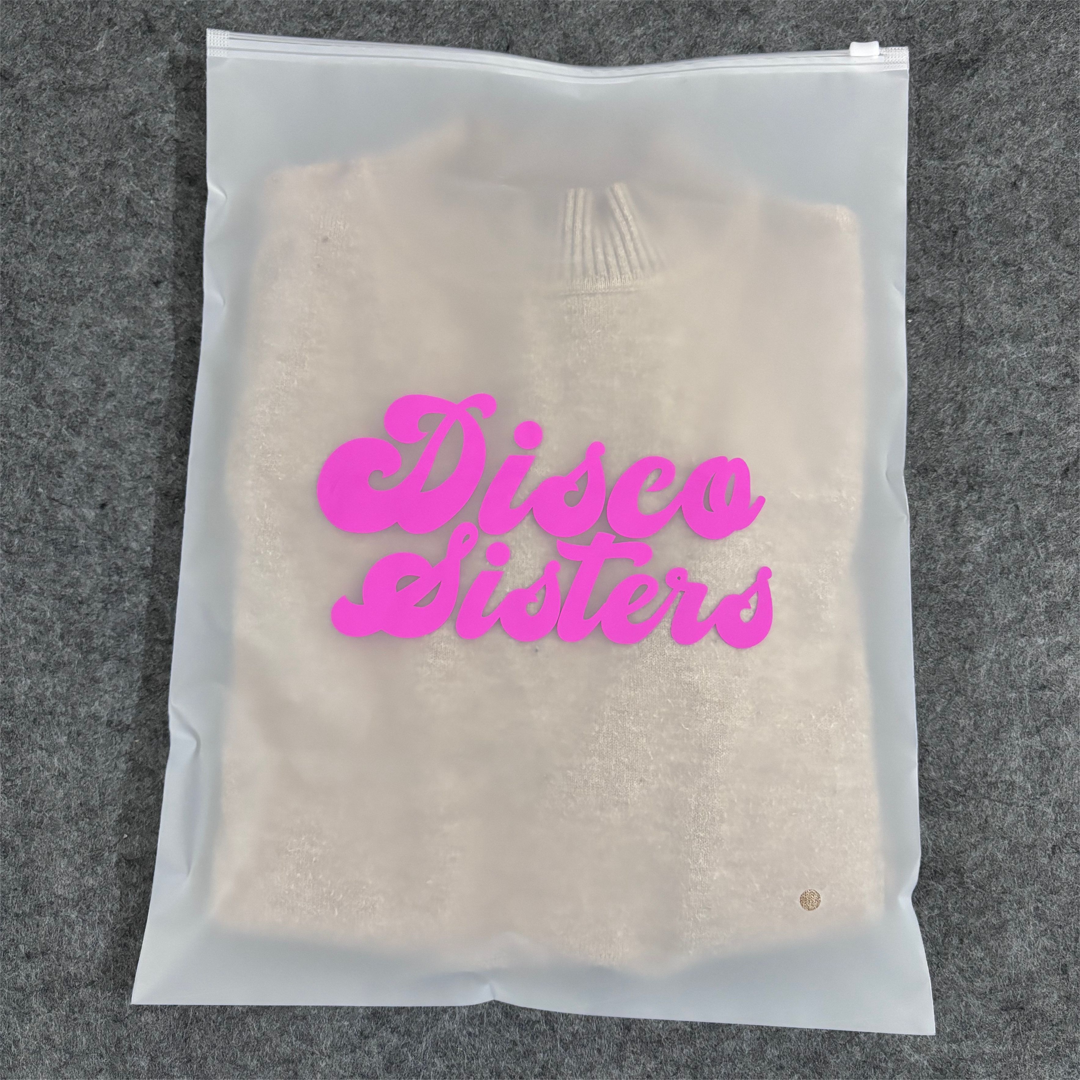 Customized frosted storage zip - Commercial Printing House avis et prix