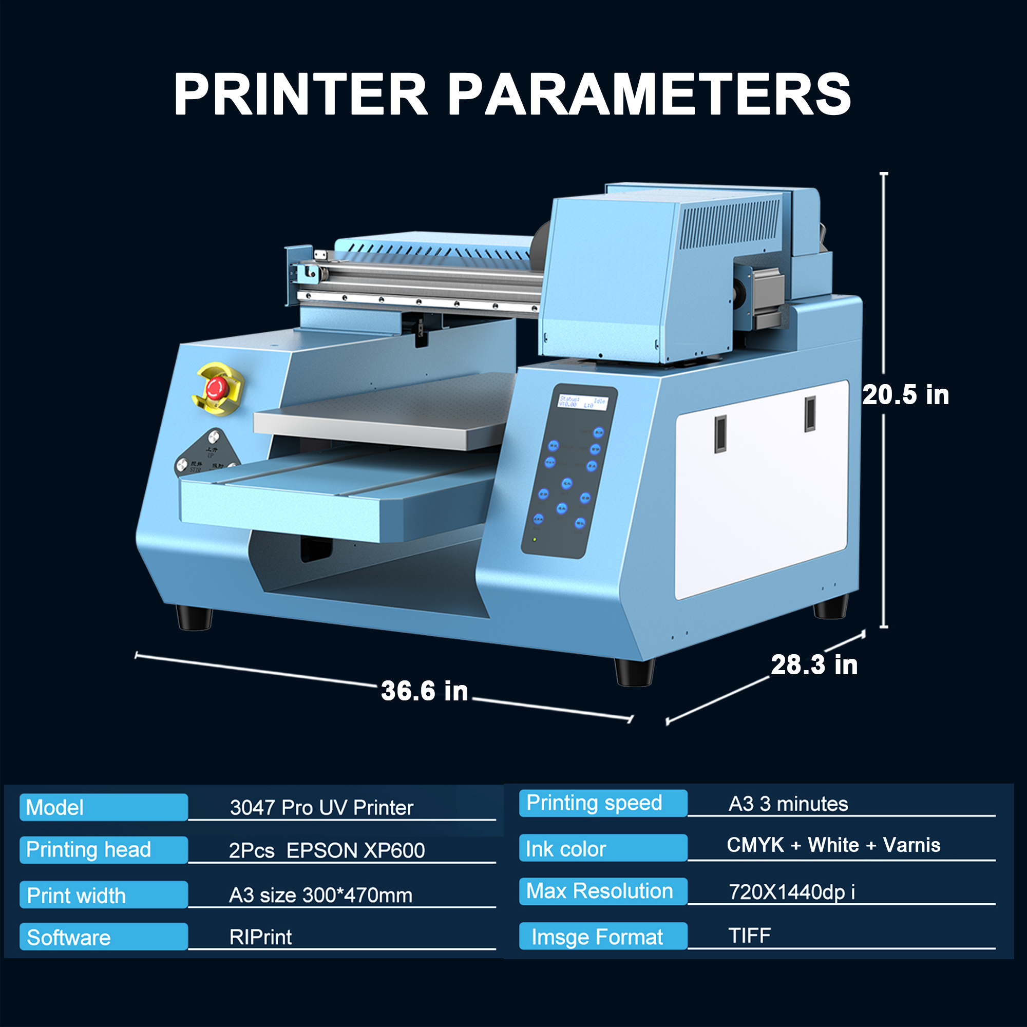 Newest A3  UV Printer  for XP6 - Uv Flatbed Printer avis et prix