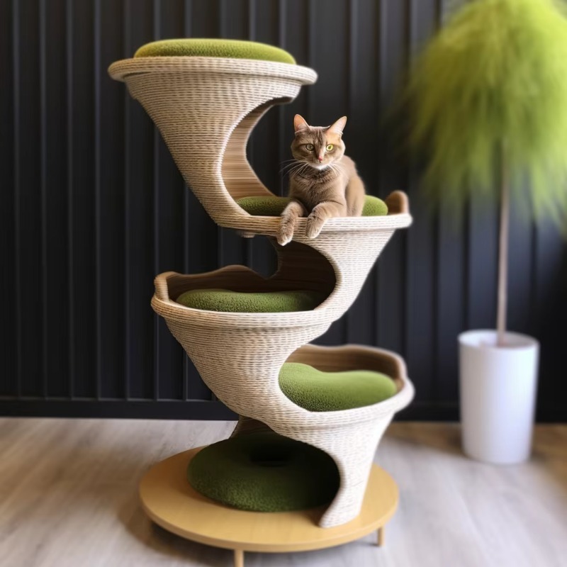 Modern Cat Apartment House, 3D - Commercial Printing House avis et prix