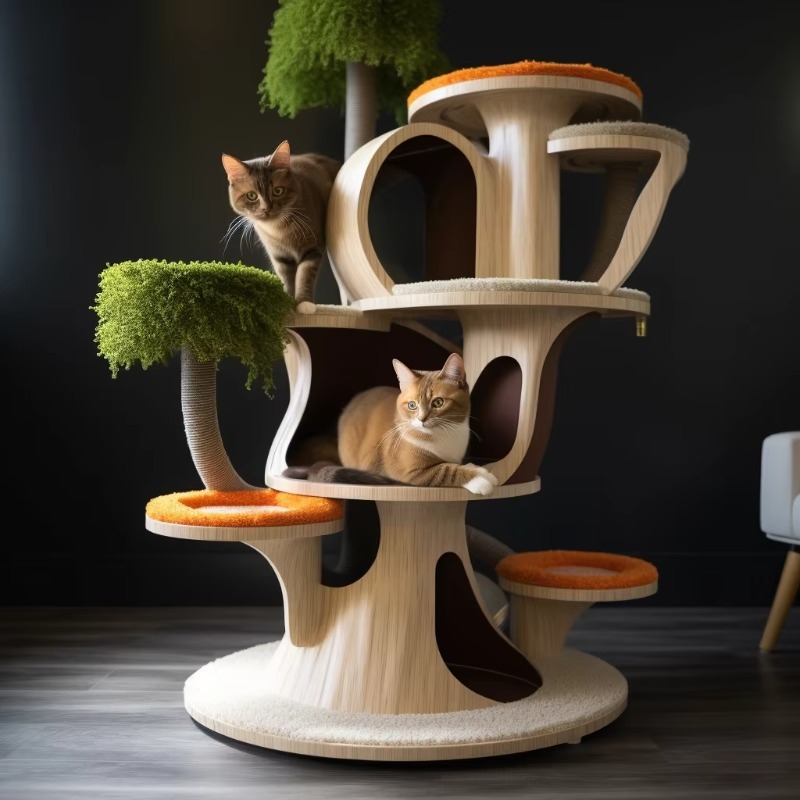 Modern Cat Apartment House, 3D - Commercial Printing House avis et prix