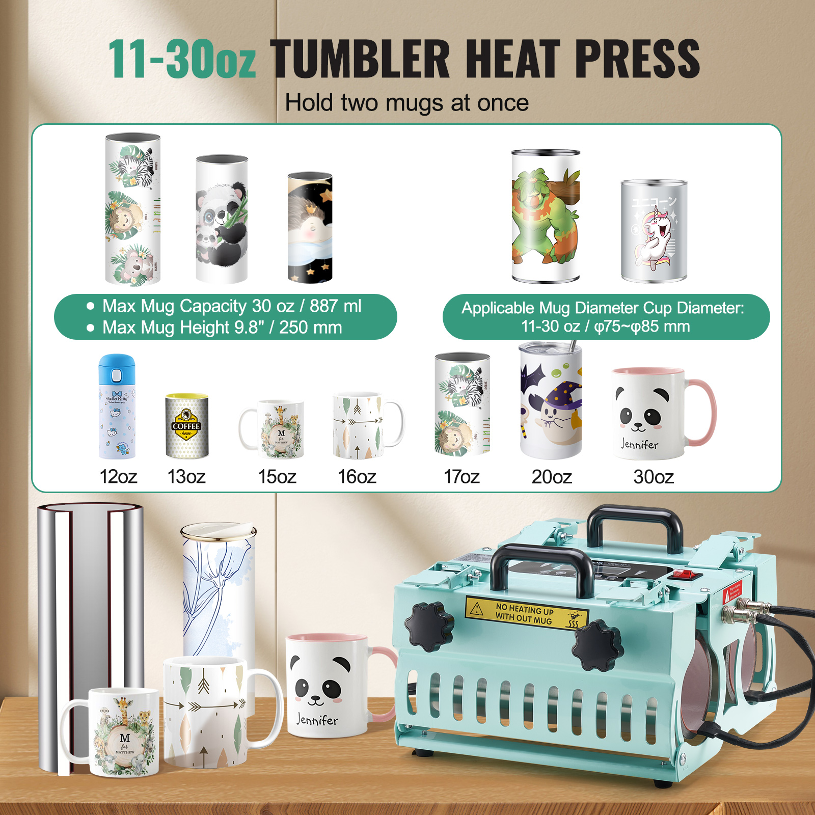 SucceBuy Tumbler Heat Press Ma - Dtf Powder Shaker avis et prix