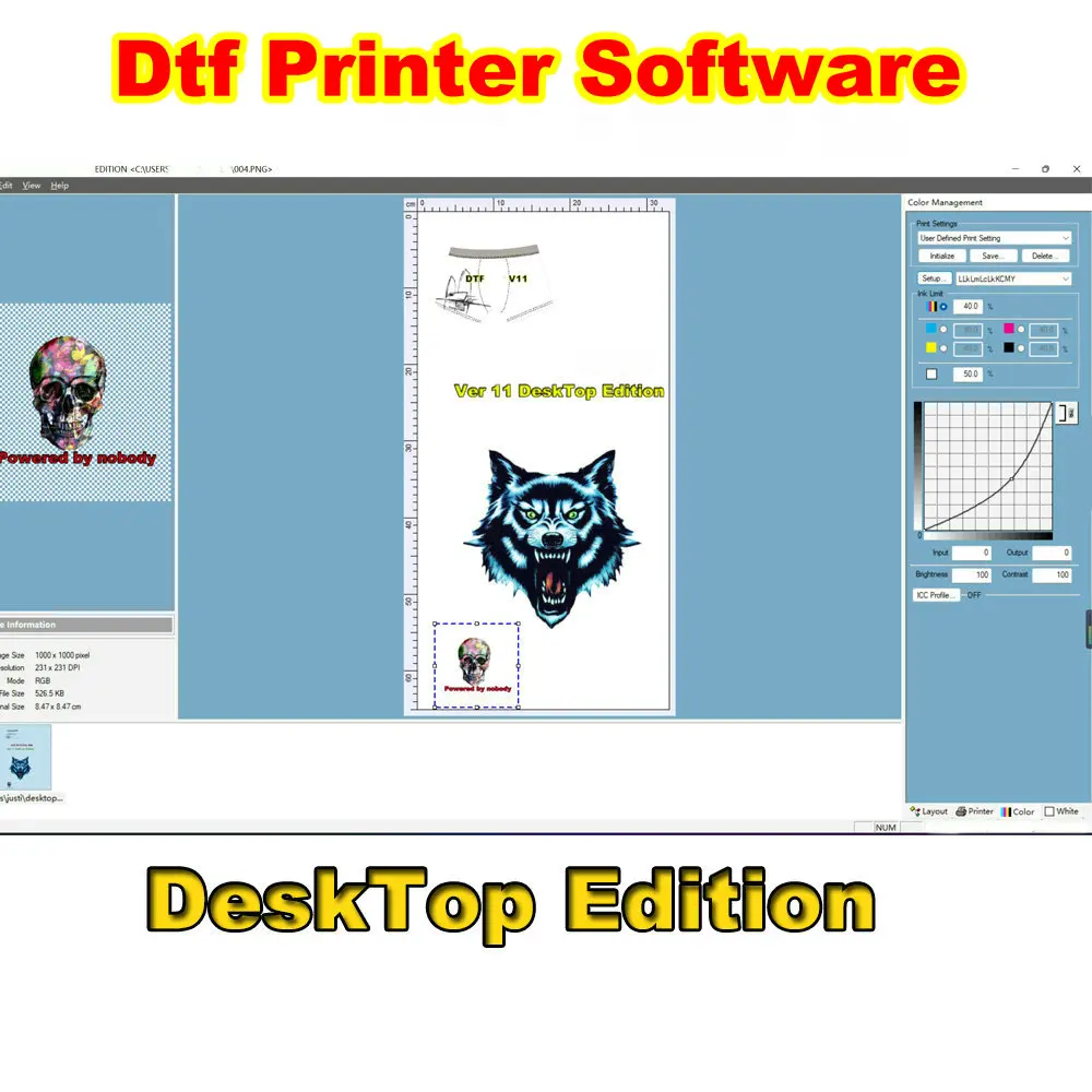 11.2 DTF Printer Software V11. - Dtf Powder Shaker avis et prix