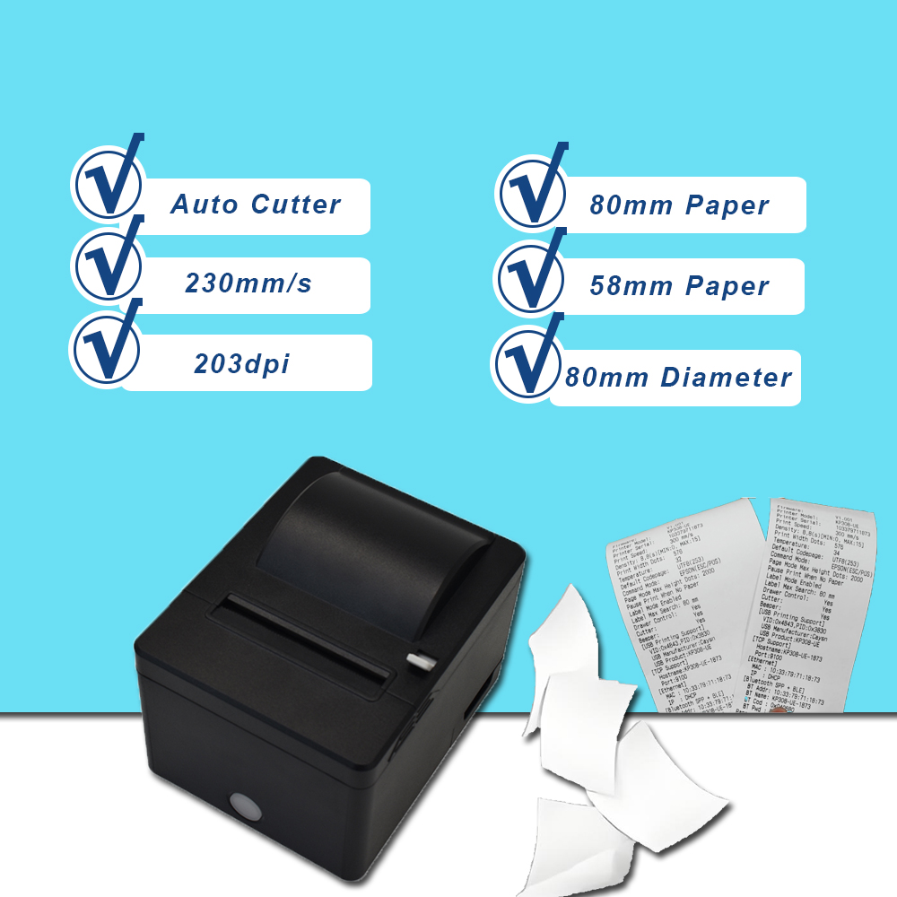 Wireless Bluetooth Thermal Rec - Commercial Printing Business avis et prix