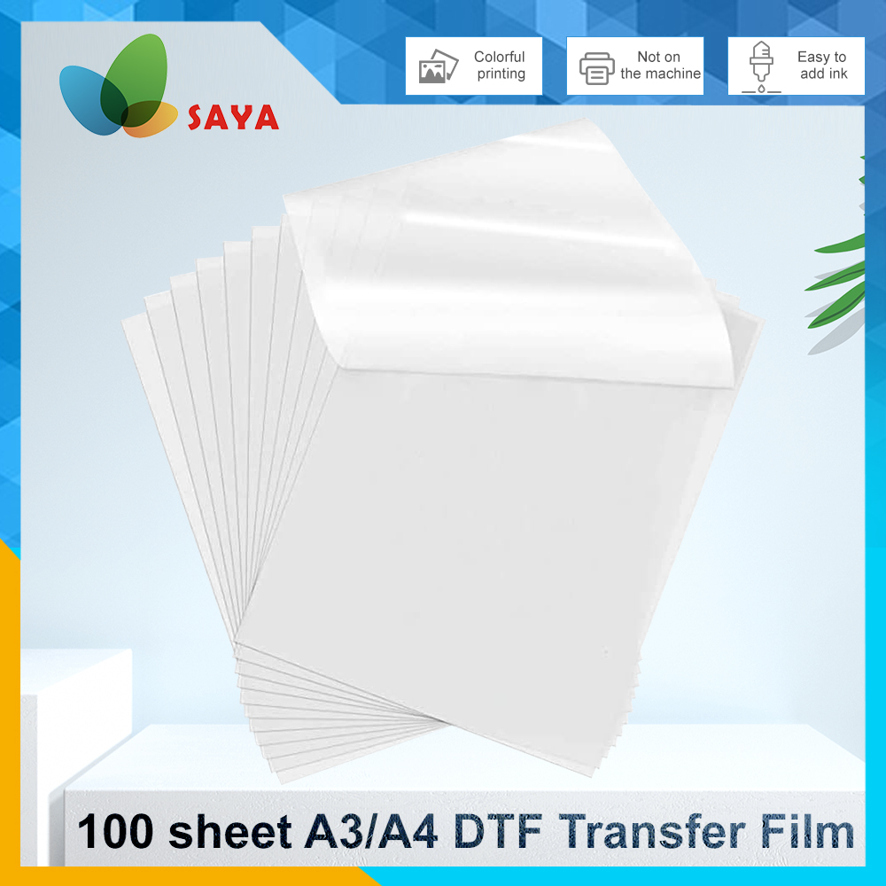 50/100 pcs DTF Film A3/A4 Doub - Printable Heat Transfer Vinyl avis et prix