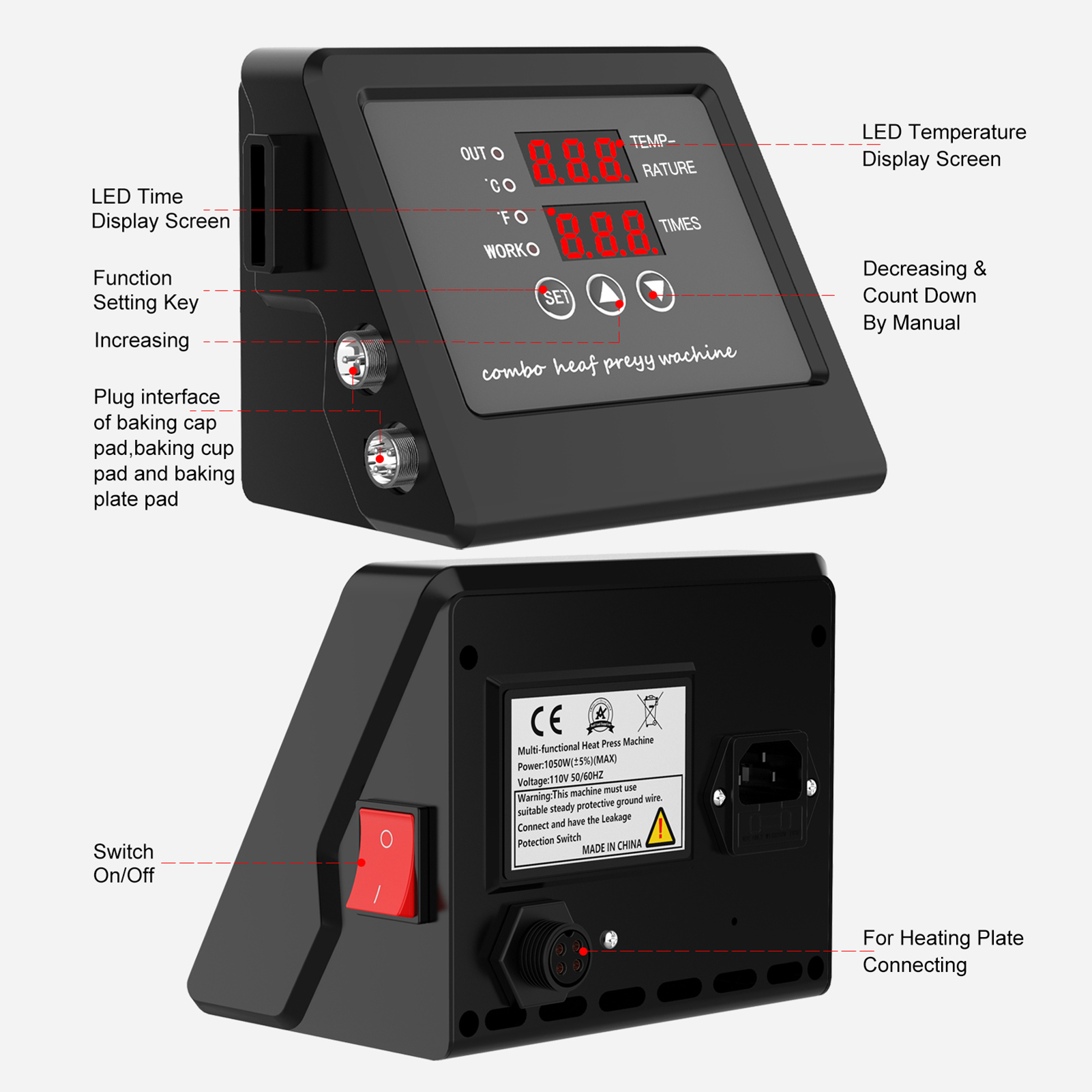 Multi-functional Heat Press Co - Dtf Powder Shaker avis et prix