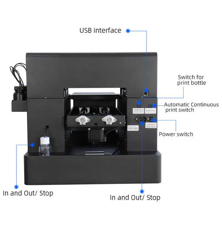 Irtop UV LED Printer A4 UV Fla - Uv Flatbed Printer avis et prix
